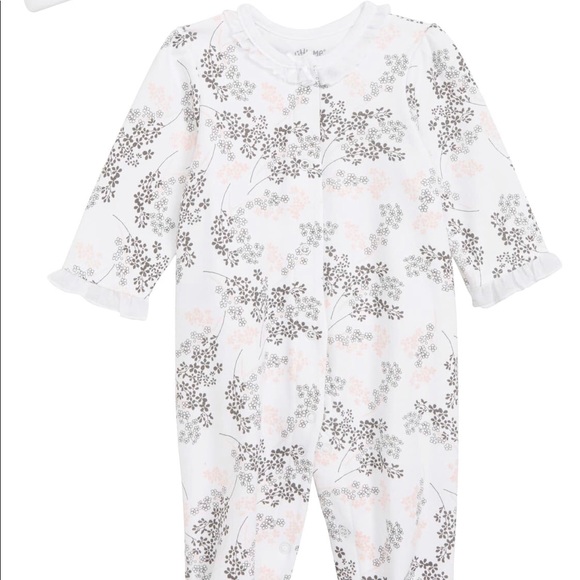 Little Me Floral Spray Footie - Picture 1 of 4